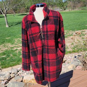 Maurices Sherpa Fleece Quarter Zip Sweater